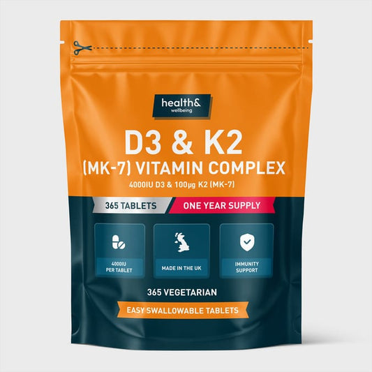 Health and wellbeing D3&k2 +Mk7 tablets.