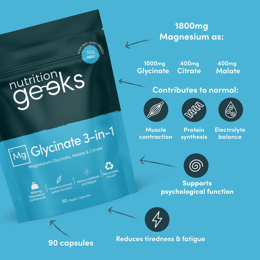 Nutrition Geeks Magnesium 3in1