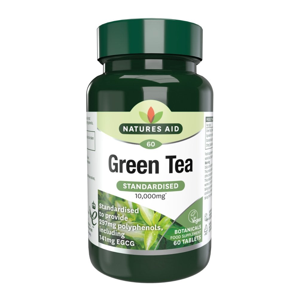 Nature Aid Green tea Extract 60 tablets