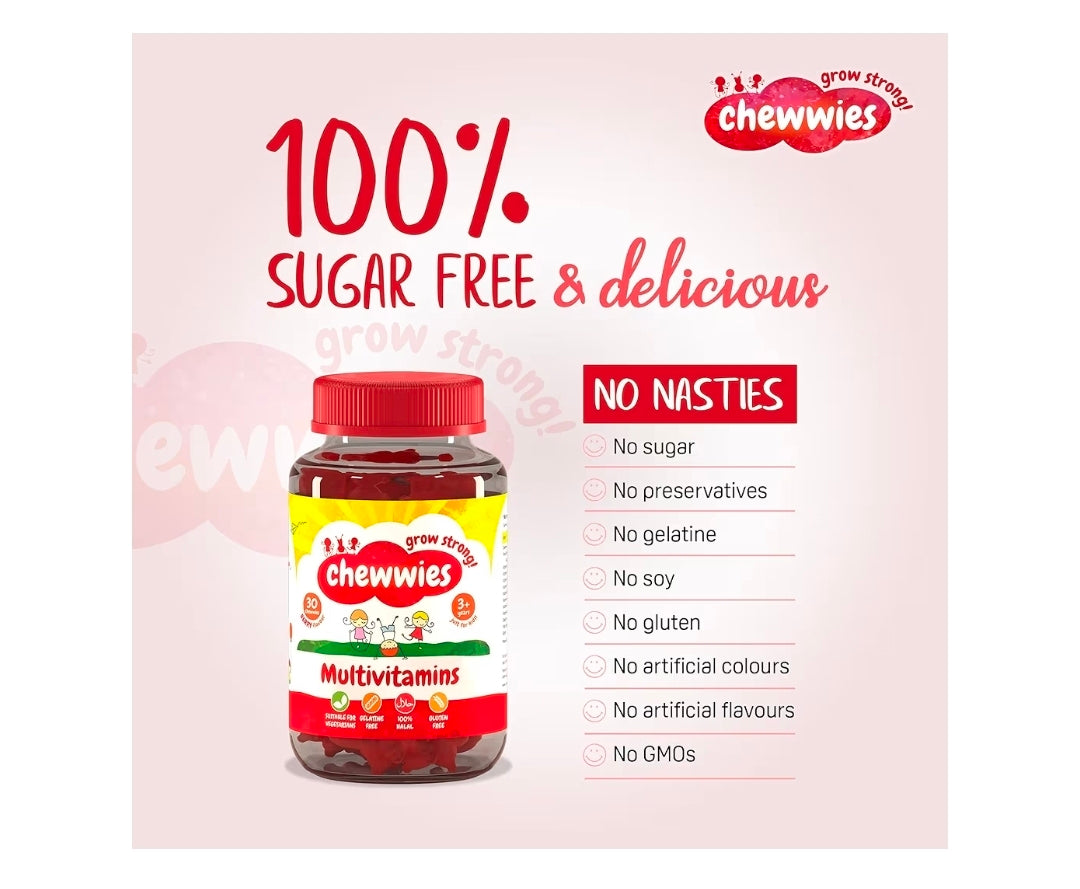 Chewwies kids Multivitamins 3+
